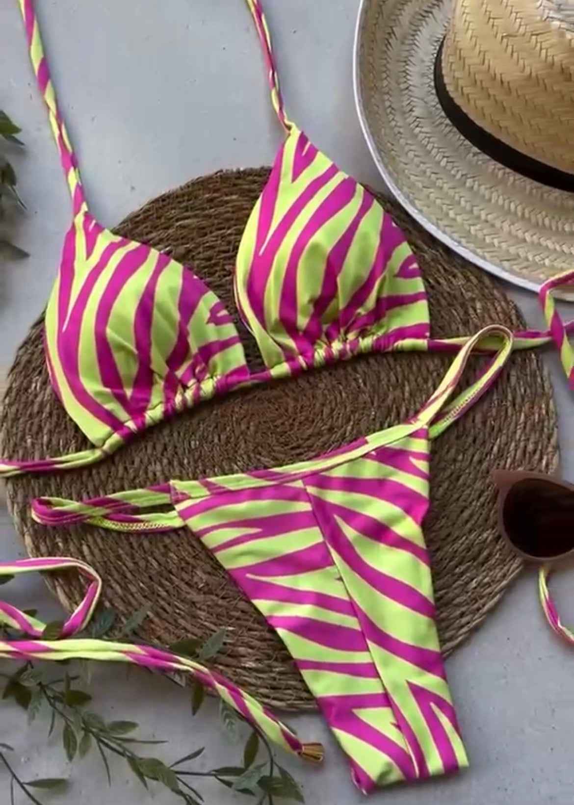 CONJUNTO ZEBRA PINK