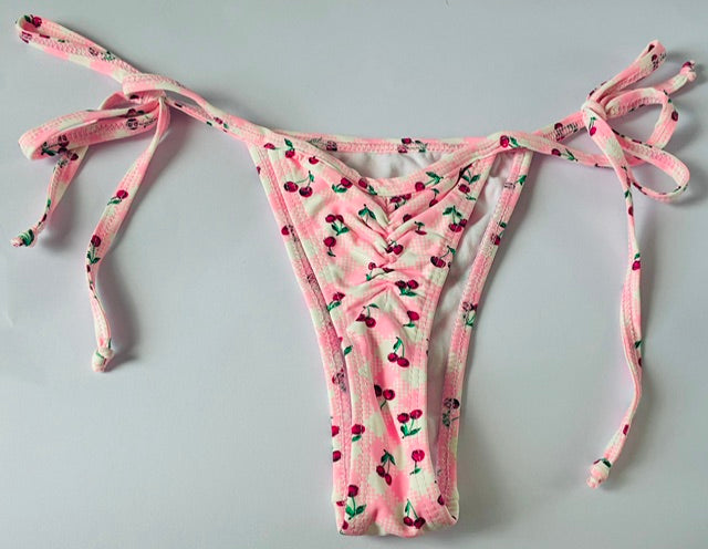 CONJUNTO ROSA CEREZAS PUSH UP — Talla L
