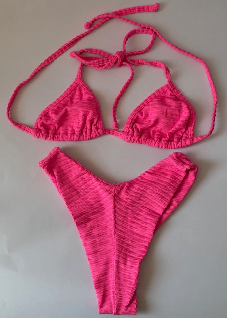 CONJUNTO ROSA SHOCK TALLA S