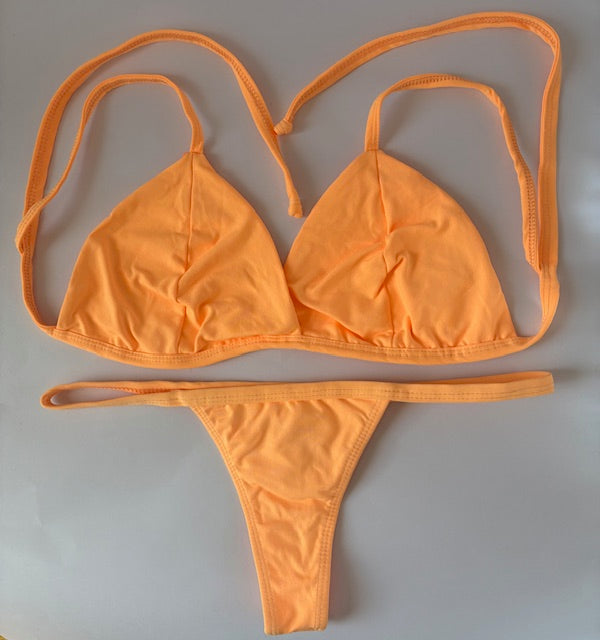 CONJUNTO NARANJA PASTEL  TALLA M