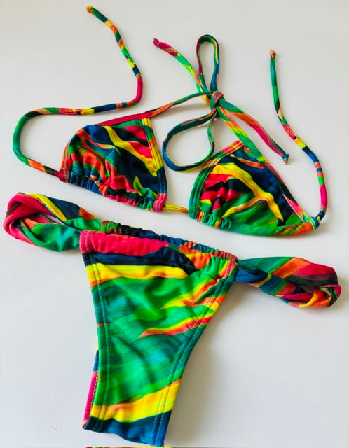 CONJUNTO PSICODÉLICO RETRO-VIBES TALLA S