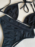 Conjunto Azul Marino Brillitos