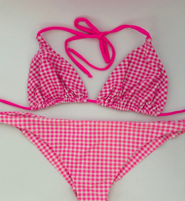 Conjunto Rosa Vichy