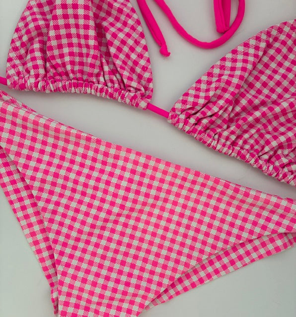 Conjunto Rosa Vichy