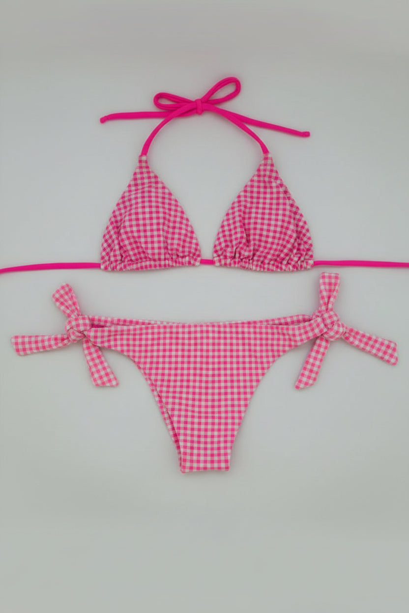 Conjunto Rosa Vichy