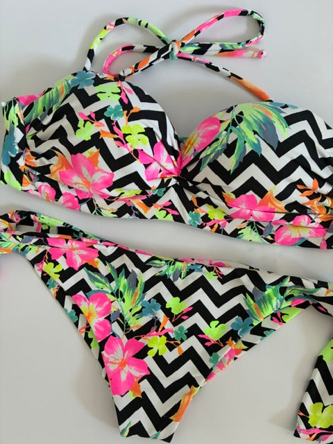 Conjunto Chevron Tropical