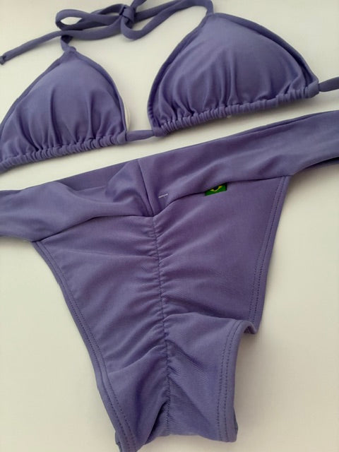 Conjunto Lila Satinado