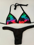 Conjunto Palmeras Black