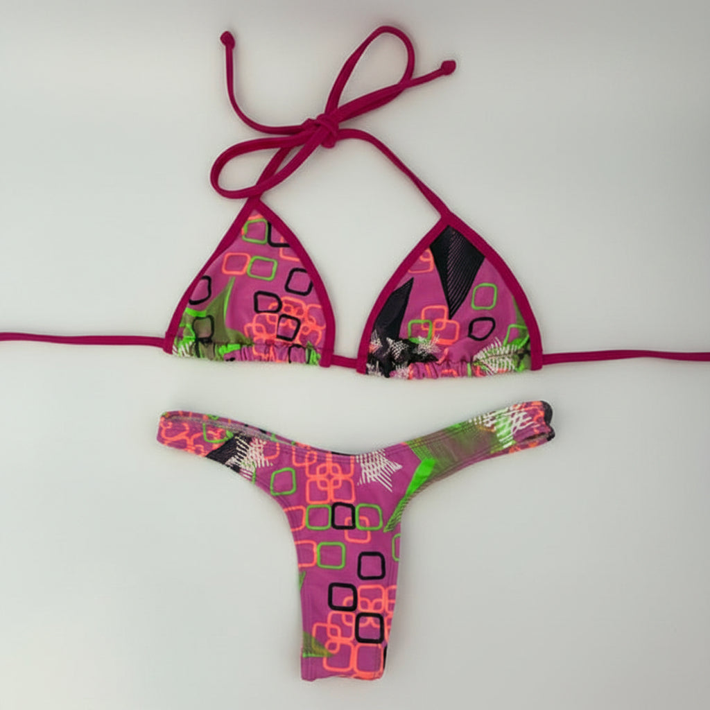 Tanga brasileña Pop Brasil - braguita brasileira estampado pop art importado Brasil 38 Grados