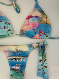 Conjunto Flamenco Rosa