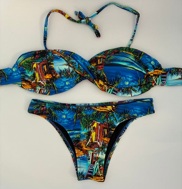 Conjunto Bikini Favela Azul