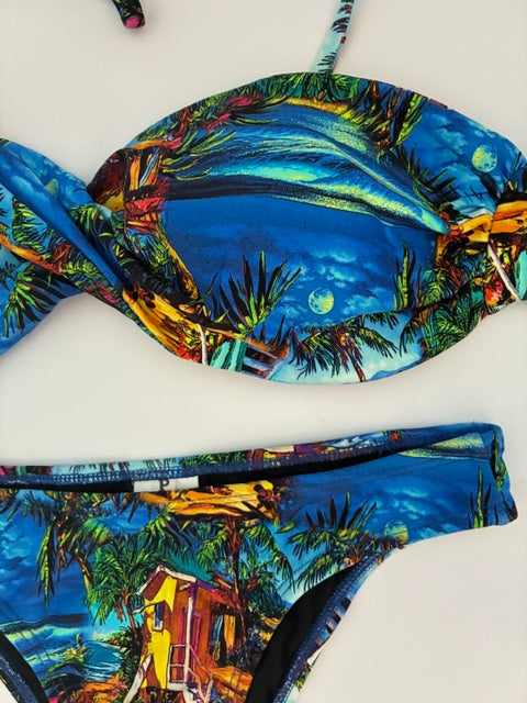Conjunto Bikini Favela Azul