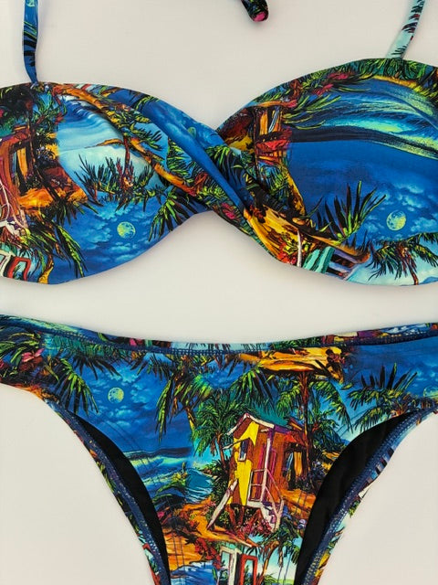 Conjunto Bikini Favela Azul