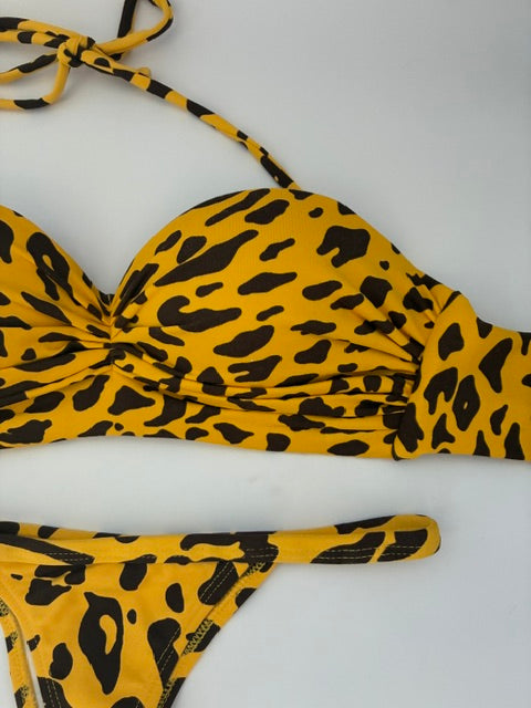 Conjunto Leopardo Amarillo