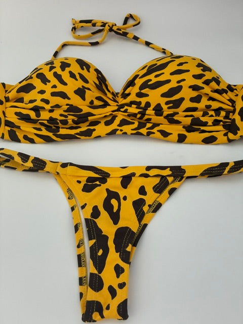 Conjunto Leopardo Amarillo