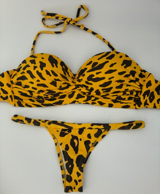Conjunto Leopardo Amarillo