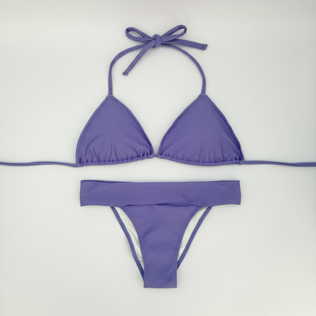 Conjunto Lila Satinado
