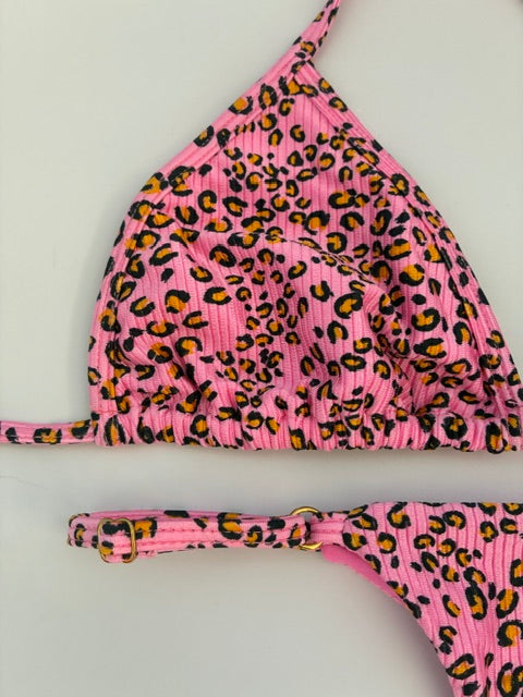 Conjunto Rosa Leopardo