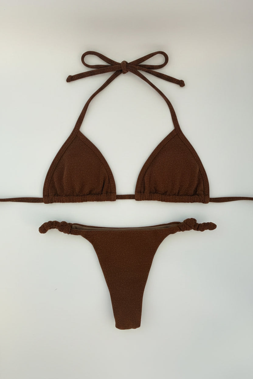 Conjunto Chocolate Glitter