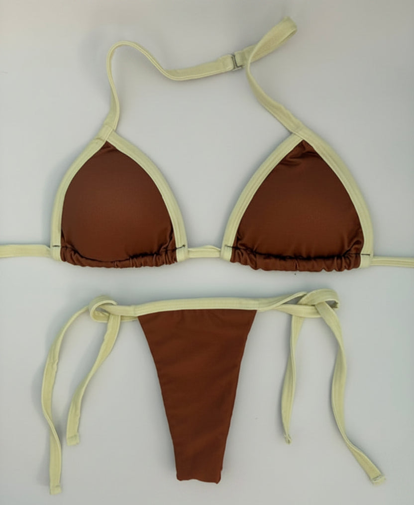 Conjunto Bronce Marrón