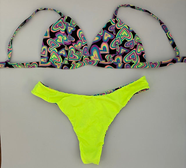 Conjunto Negro Corazones