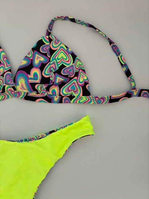 Conjunto Negro Corazones