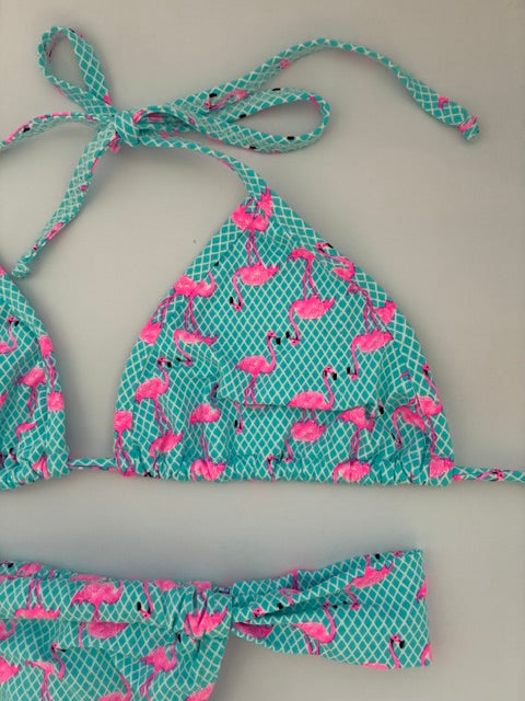 Conjunto Azul Flamencos