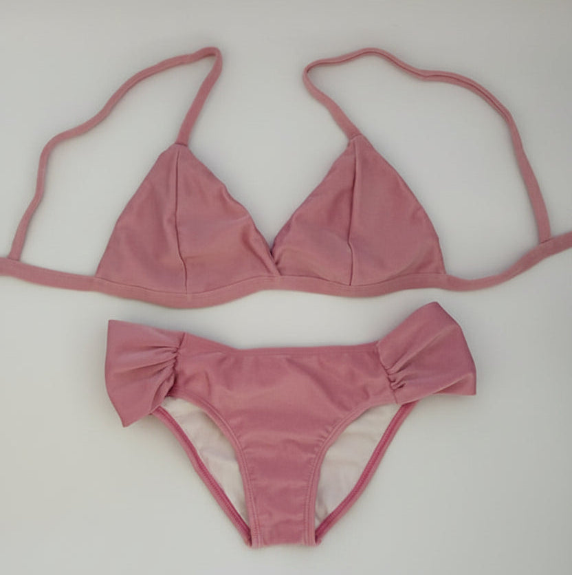 Conjunto Rosa Metalizado
