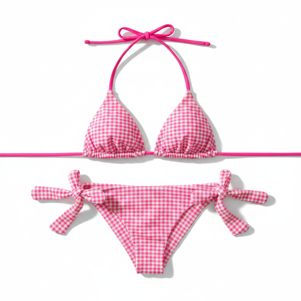 Conjunto Rosa Vichy