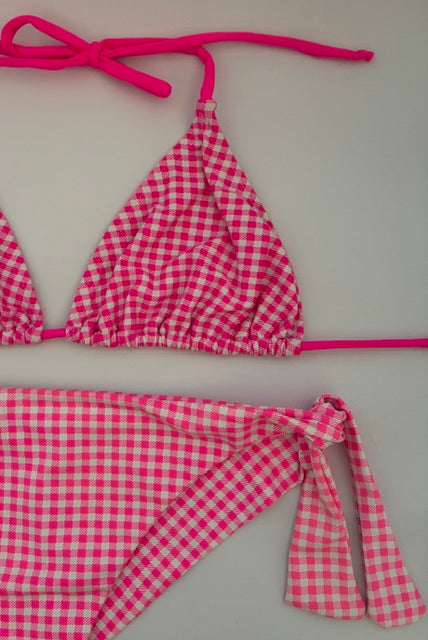 Conjunto Rosa Vichy