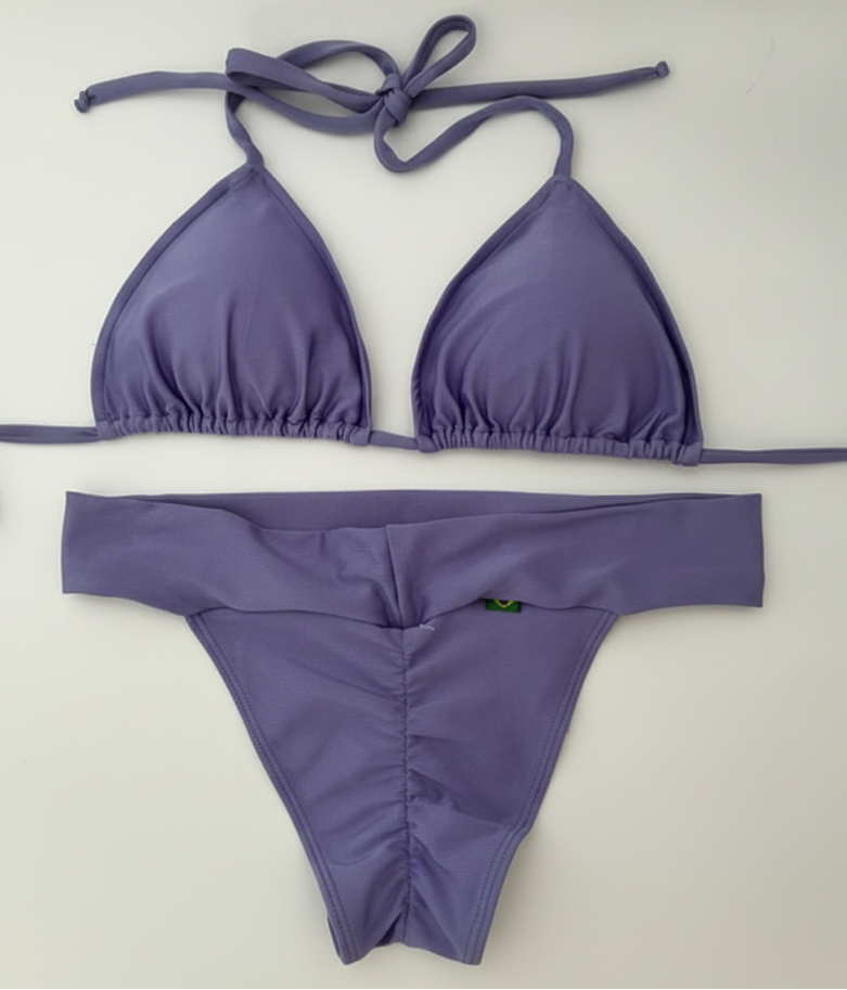 Conjunto Lila Satinado