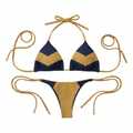 Conjunto Azul Dorado - fondo blanco ecommerce