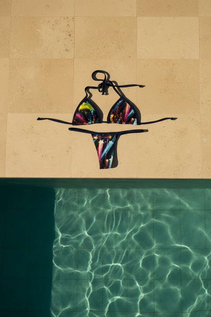 Conjunto Galaxy Marino - Flat lay travertino piscina