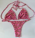 CONJUNTO ROSA LEOPARDO TALLA L